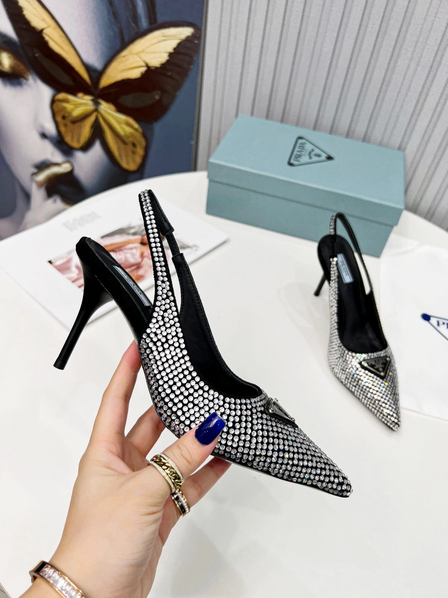 coco- heel height 8.5cm， Sheepskin item:B-X198J1936